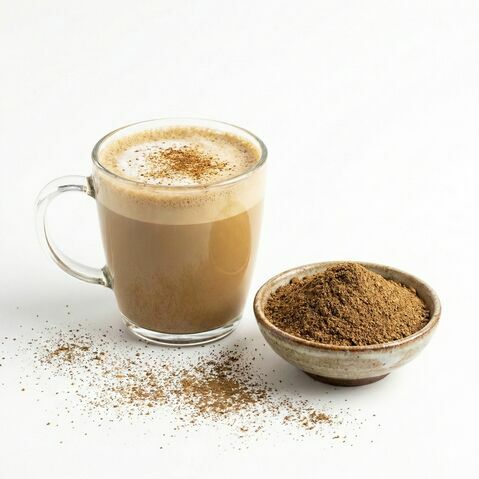 Gezuckerter gerösteter Matcha