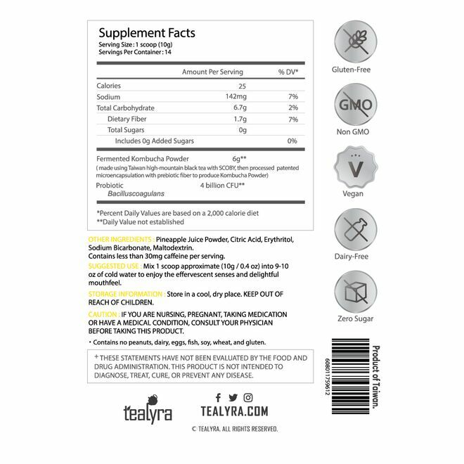 Kombucha Pineapple Pre-Mix